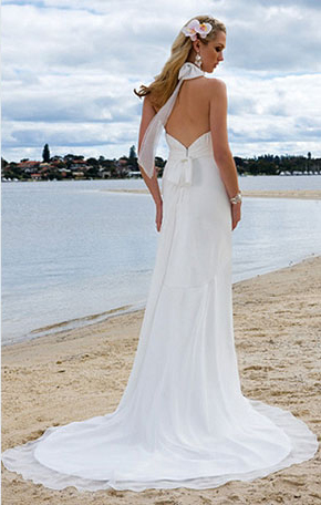 Orifashion HandmadeHandmade Beach Bridal Gown / Wedding Dress BE